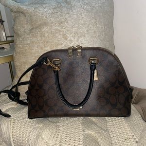 Coach Katy satchel In signature canvas